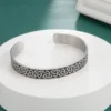 Bracelet acier inoxydable ajustable femme ou homme
